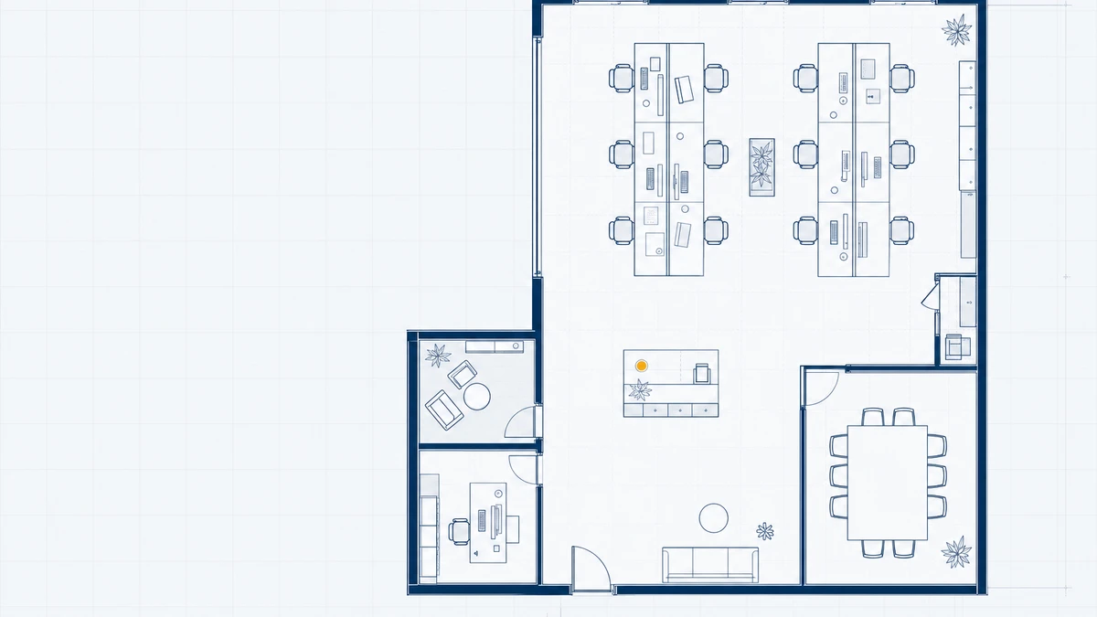 Bürogebäude des Ingenieurbüros Brinkmann als Motiv für das Team und die Unternehmensgeschichte.
